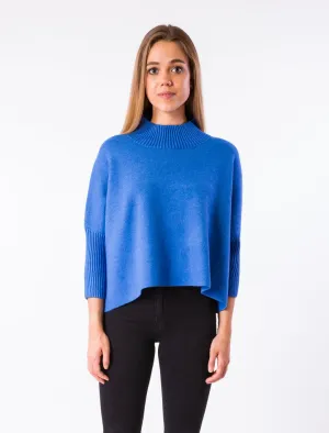 Aja One Size Sweater in Persian Blue