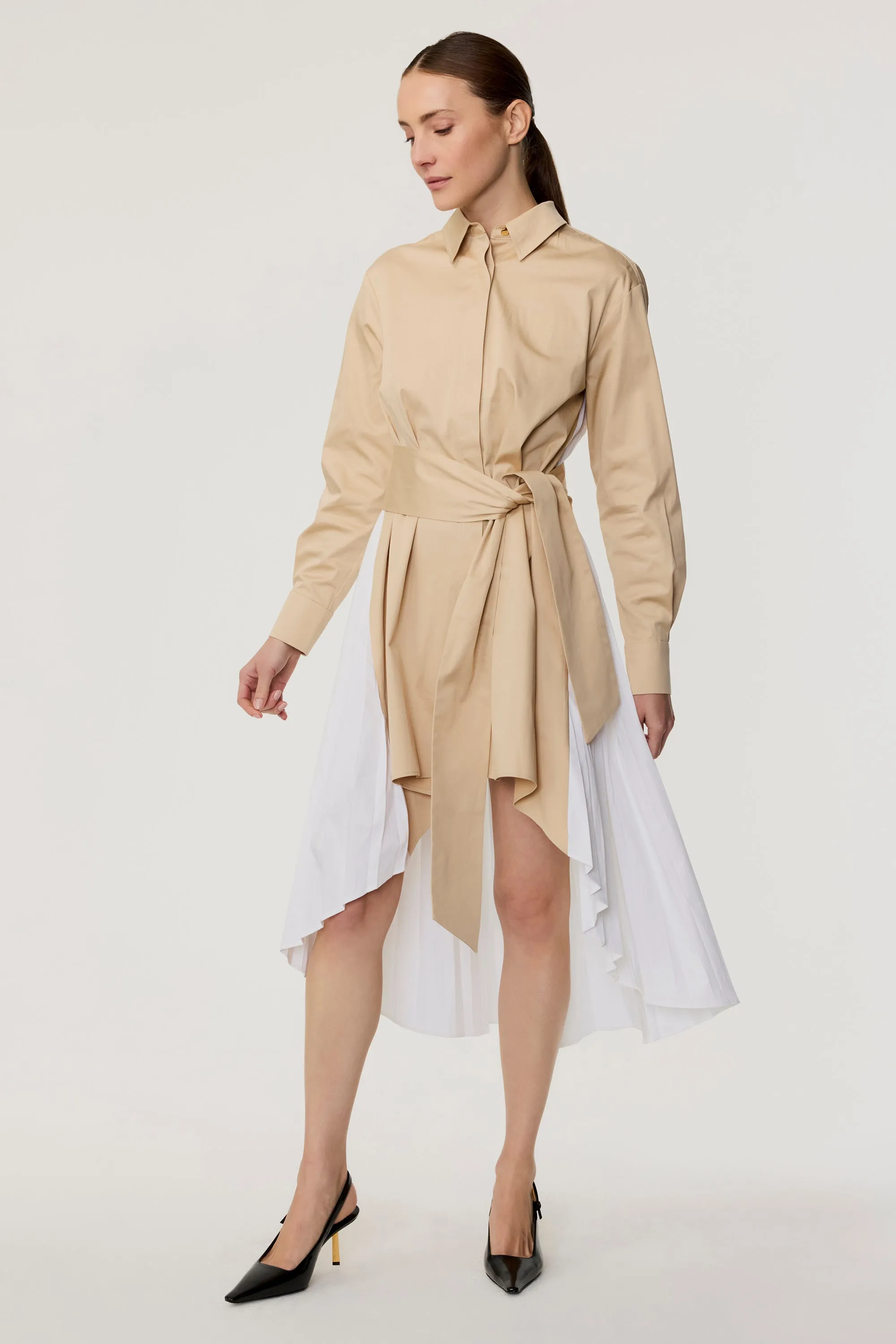Ariella Pleated Dress