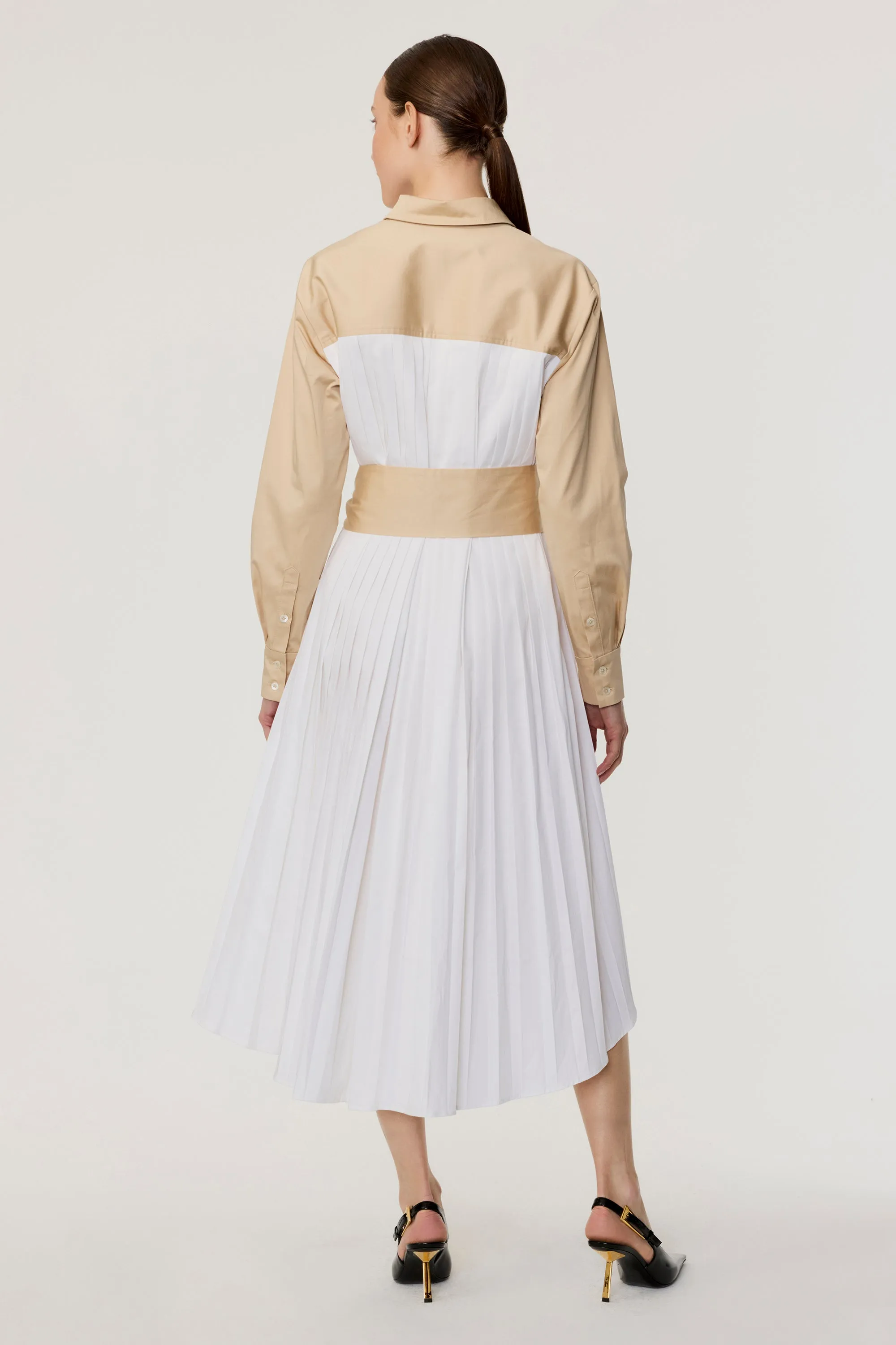 Ariella Pleated Dress