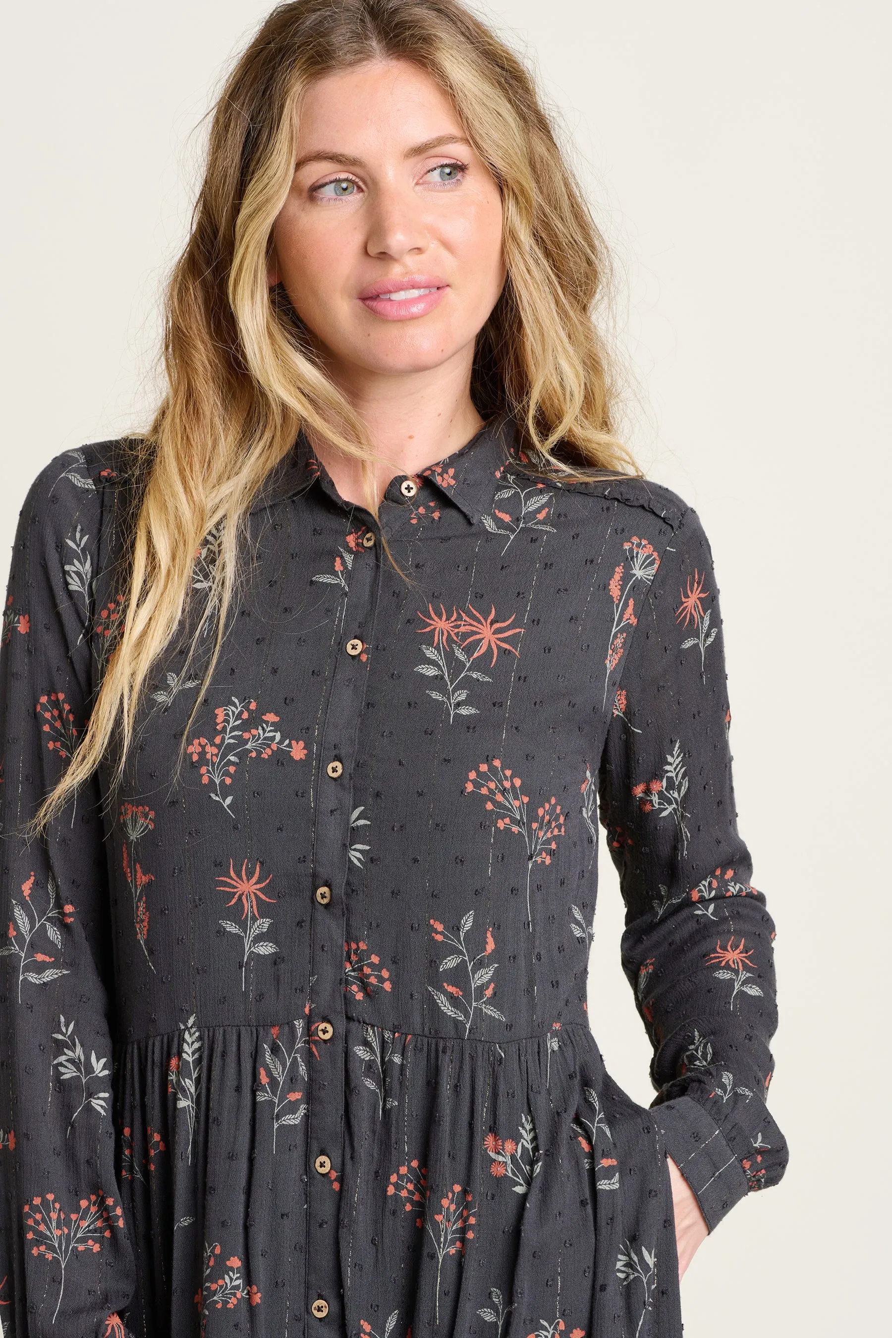 Bella Maxi Shirt Dress