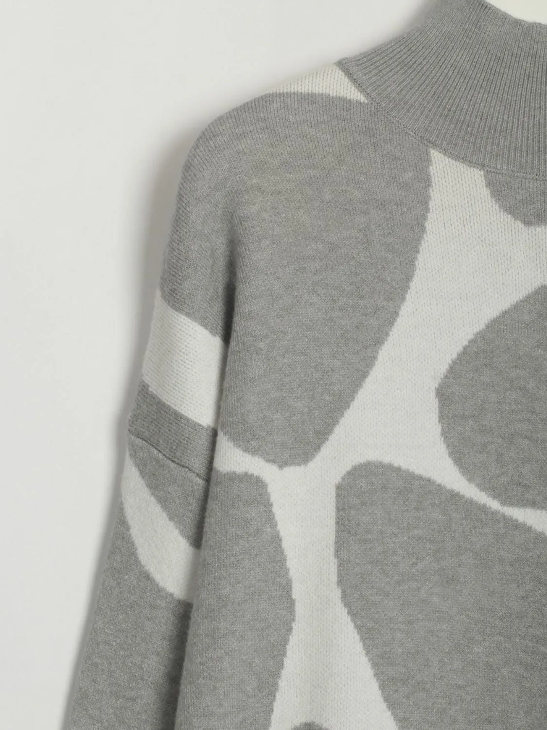 Blue Zone Planet |  Contrast Mock Neck Sweater Dress
