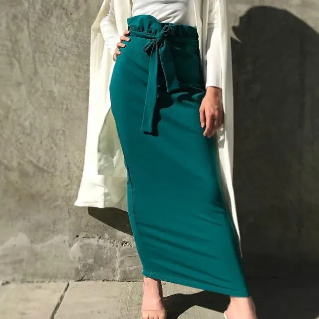 Boho Long Pencil Skirt