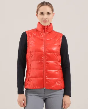 CHERVO Ernesta Faux Down Vest Red