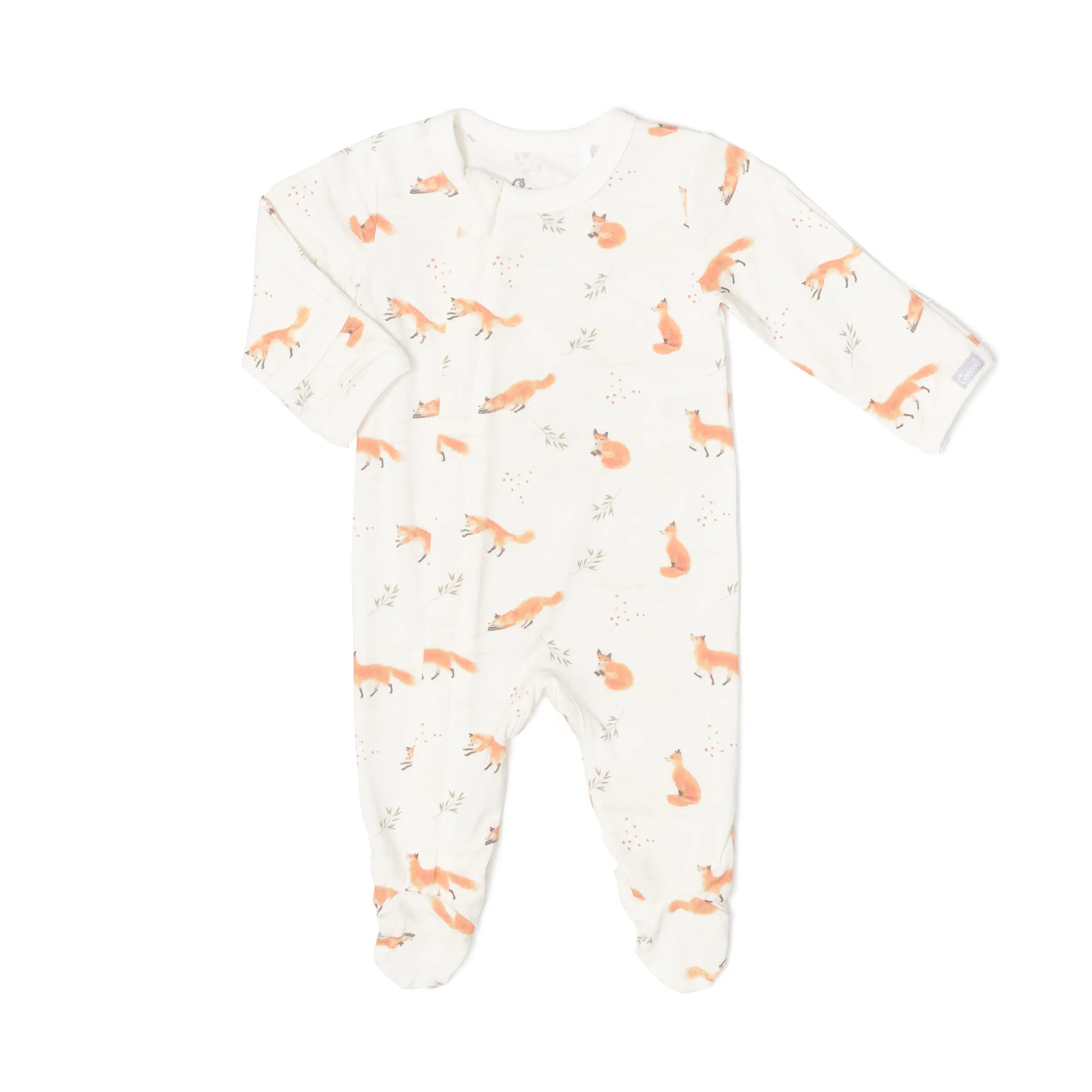 Coccoli - Modal 2-Way Zipper Footie - Foxes