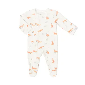 Coccoli - Modal 2-Way Zipper Footie - Foxes