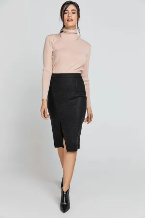 CONQUISTA FASHION - Original Black Pencil Skirt