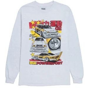 DGK Powersport Long Sleeve T-Shirt - Ash Heather