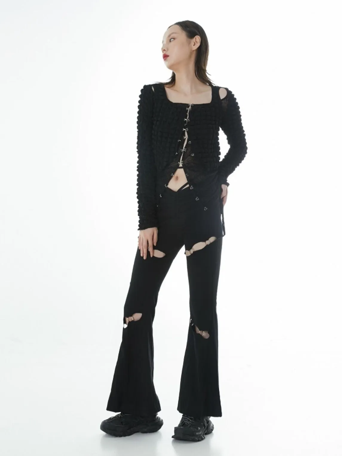 Flared Cut Ring Nichi Pants
