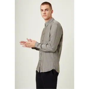 French Connection HERRINGBONE FLANNEL SHIRT