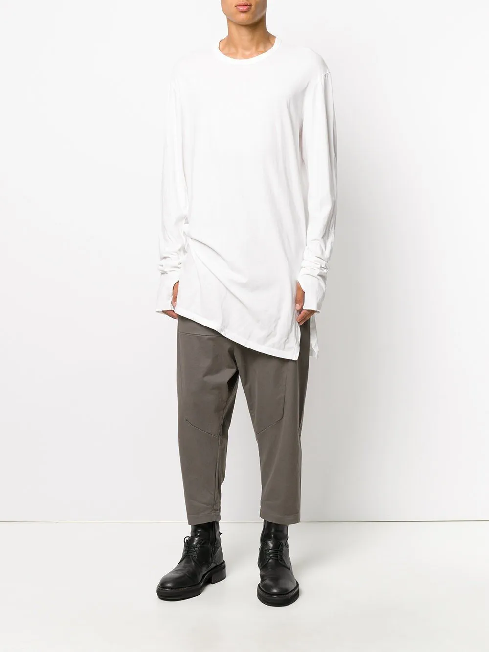 Glove Sleeve Oversized T-Shirt
