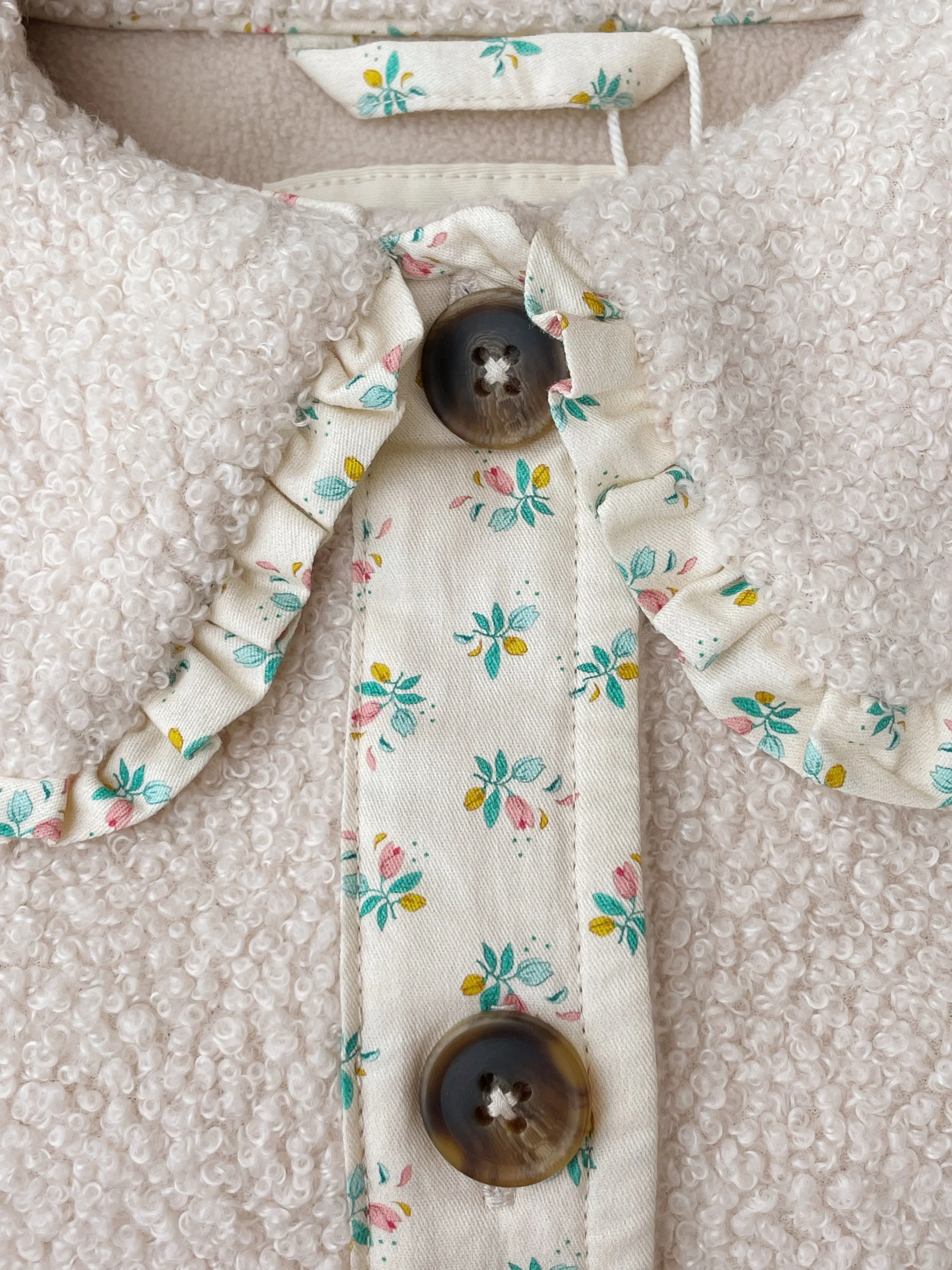 Grizz Collar Coat | Brazilian Sand
