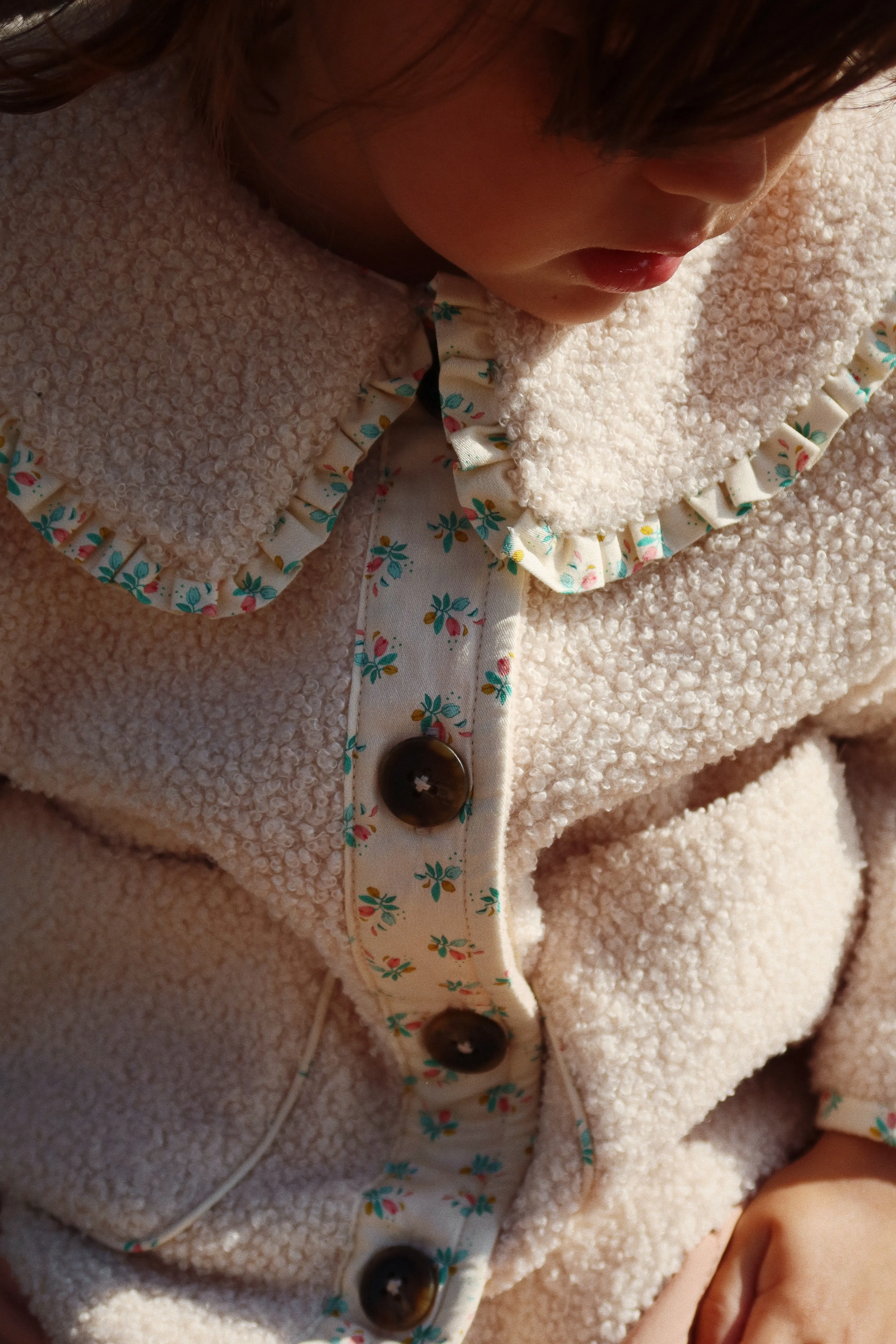 Grizz Collar Coat | Brazilian Sand