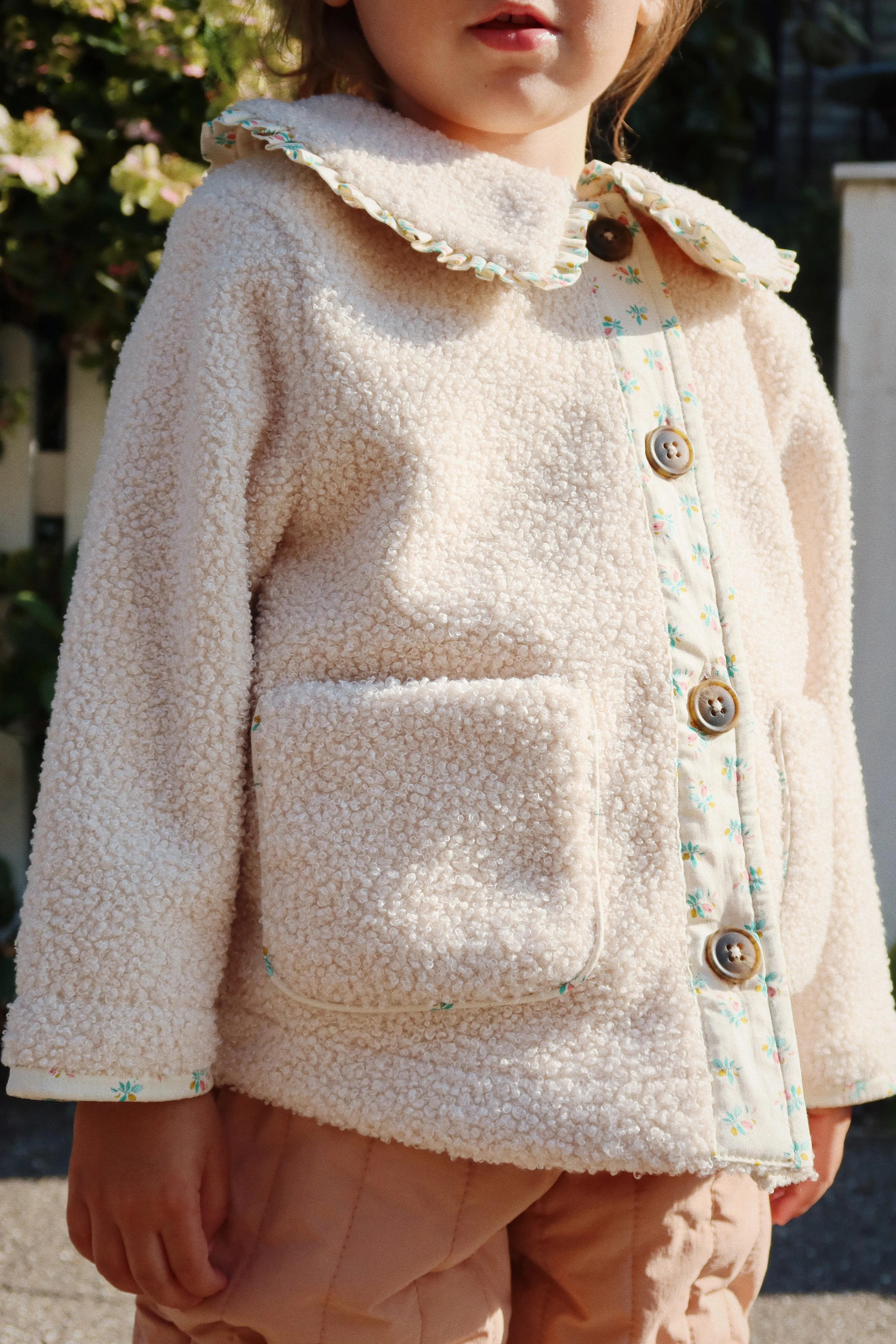 Grizz Collar Coat | Brazilian Sand