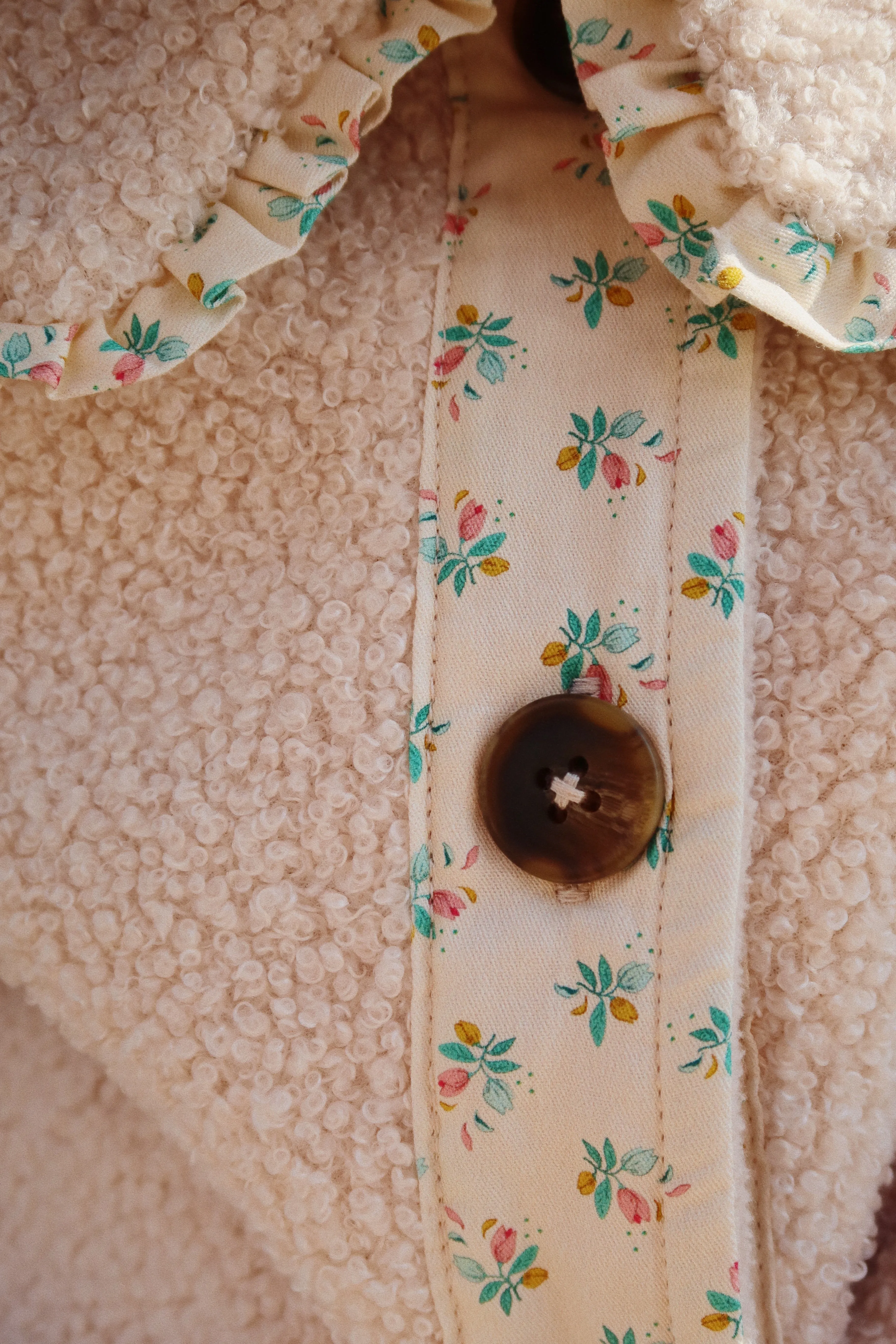 Grizz Collar Coat | Brazilian Sand