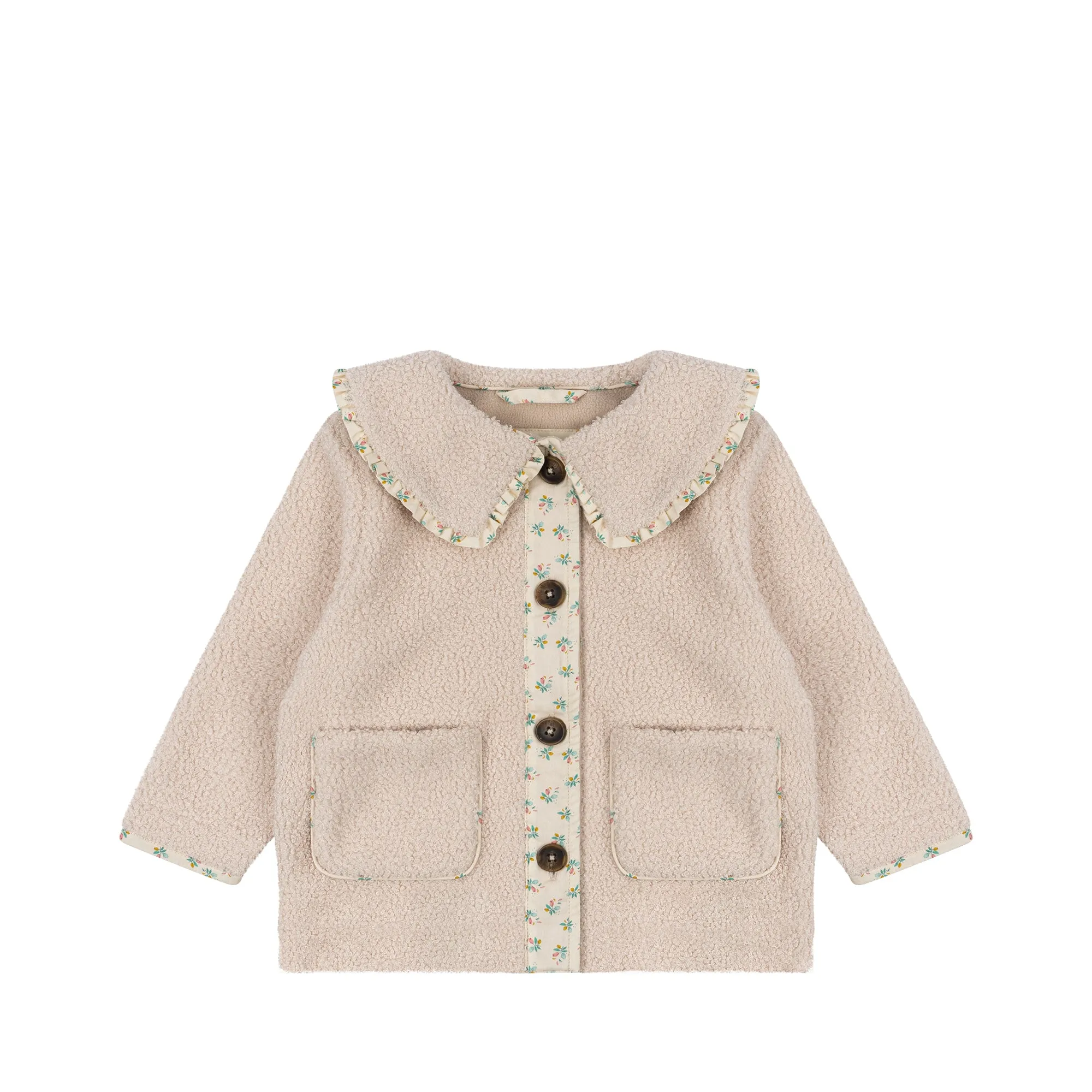 Grizz Collar Coat | Brazilian Sand