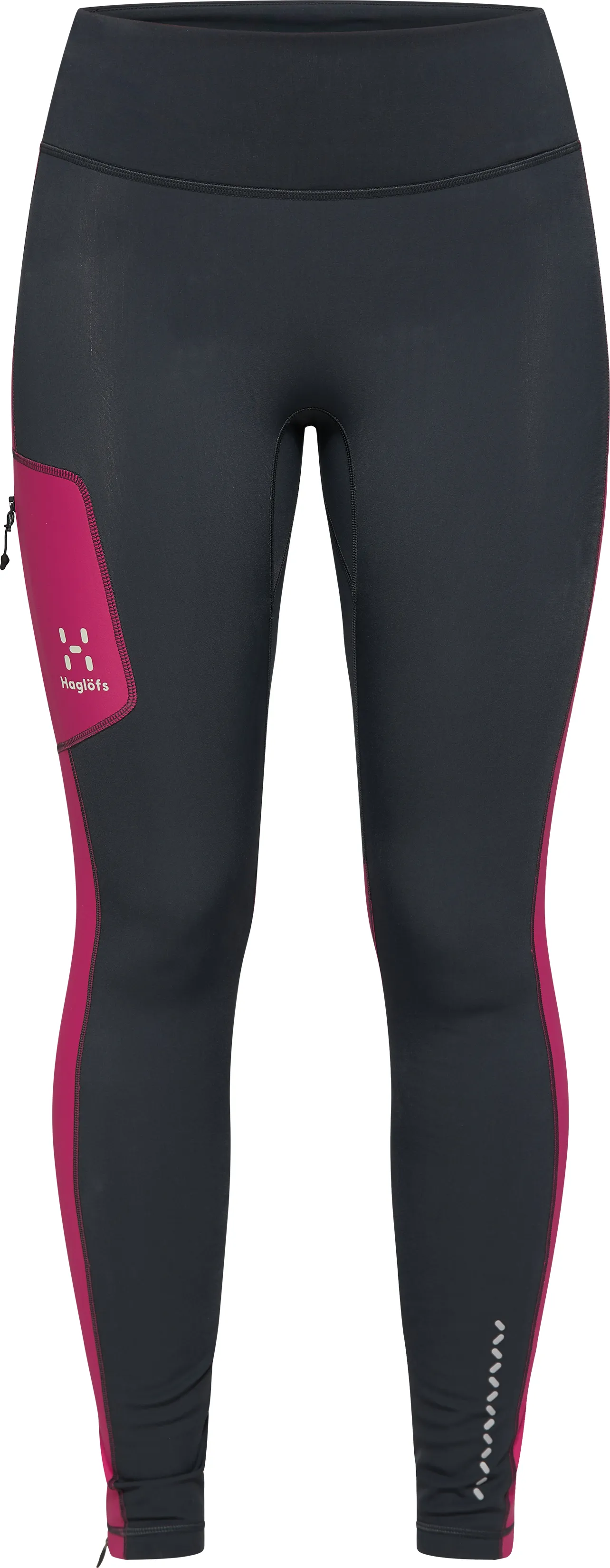 Haglöfs Women&#x27;s L.I.M Winter Tights Magnetite/Ultra Pink | Buy Haglöfs Women&#x27;s L.I.M Winter Tights Magnetite/Ultra Pink here | Outnorth