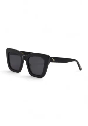 Harper Polarized Sunglasses - Black Smoke