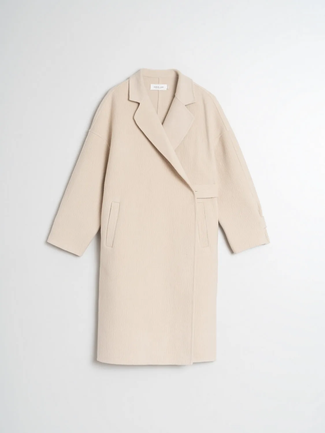 Indi & Cold | Abrigo Crudo Coat - Cream