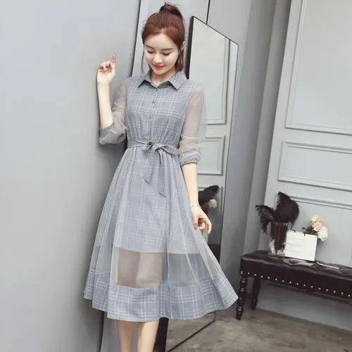 Korean Dress Vintage For Winter