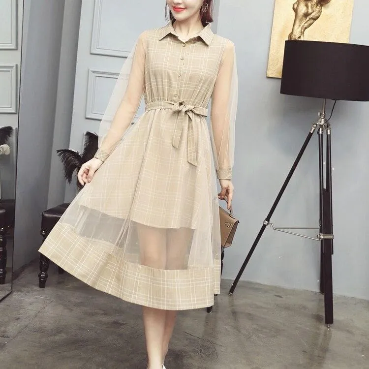 Korean Dress Vintage For Winter