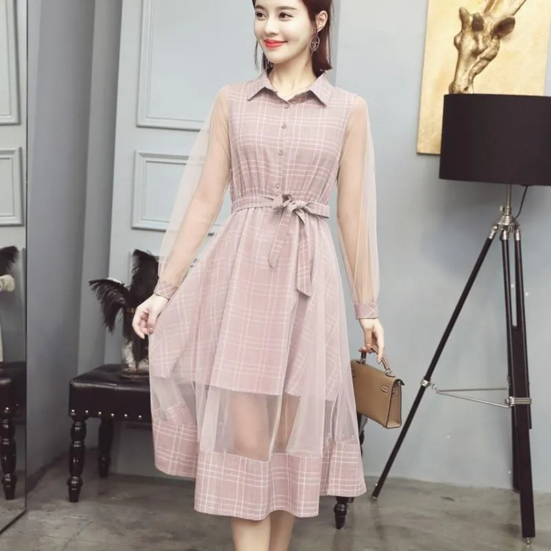 Korean Dress Vintage For Winter