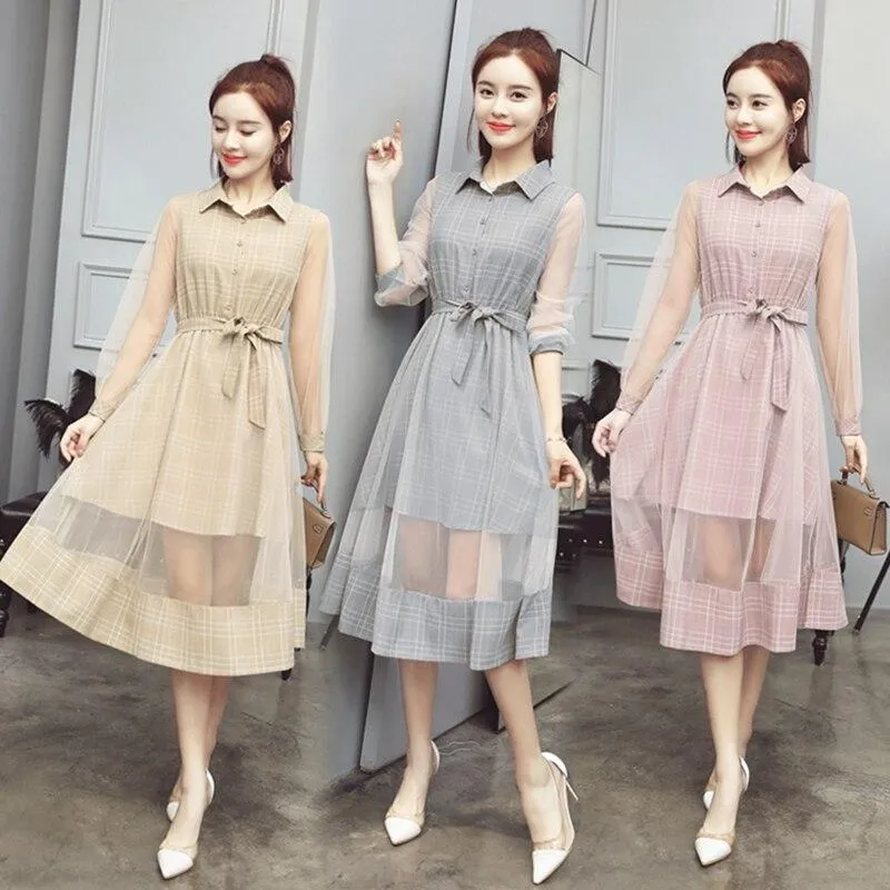 Korean Dress Vintage For Winter