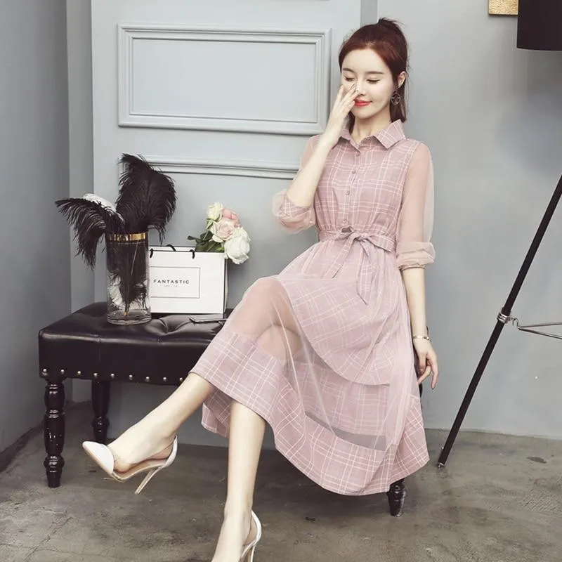 Korean Dress Vintage For Winter