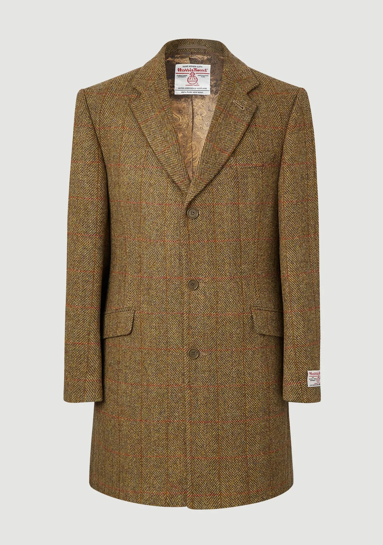 Murdo ¾ Coat - Mustard