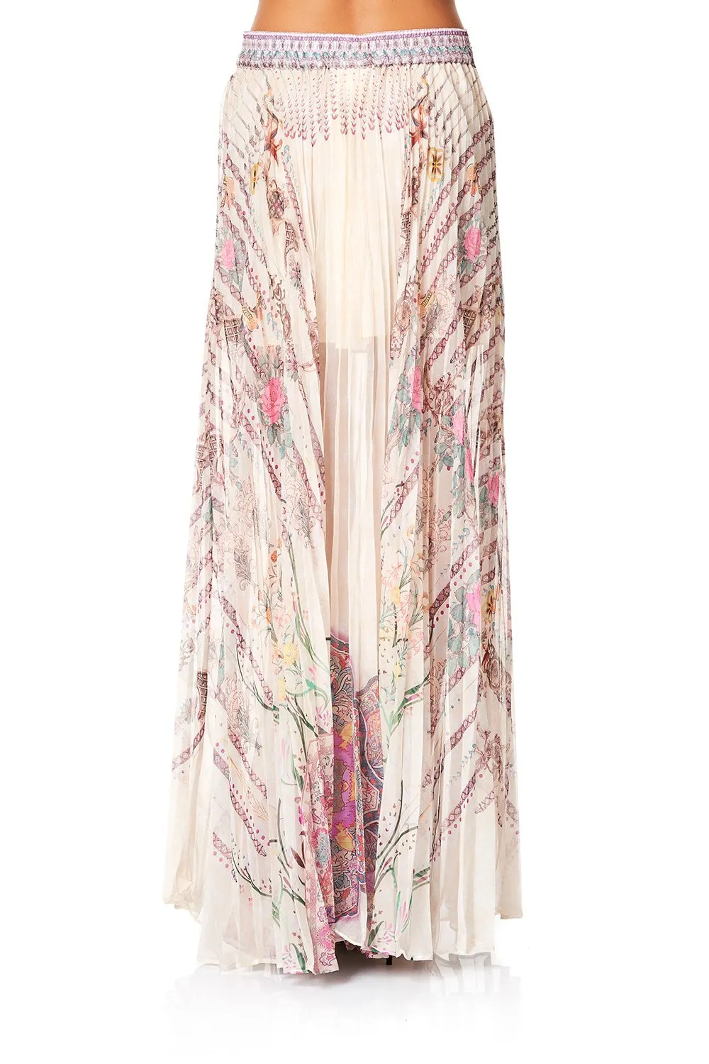 PLEATED FULL HEM SKIRT GOLDEN AGE