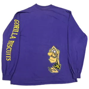 Vintage Gorilla Biscuits 3-Sided "Caveman" Long Sleeve Shirt