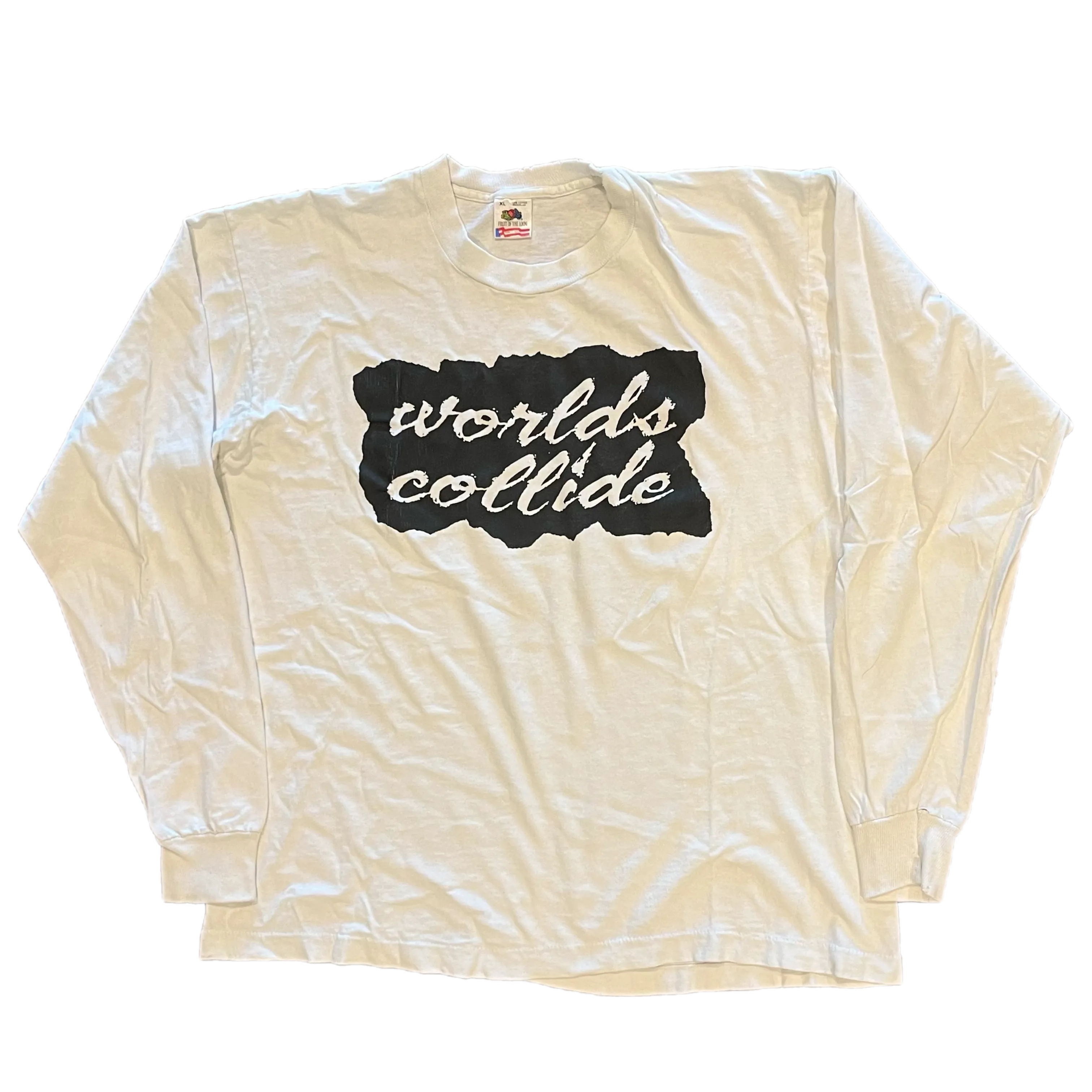Vintage Worlds Collide "All Hope Abandon"  Uprise Designs Long Sleeve Shirt