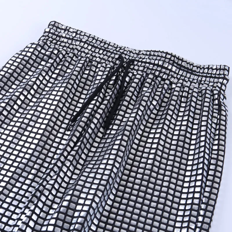 Women's Casual High Waist Elastic Loose Pants