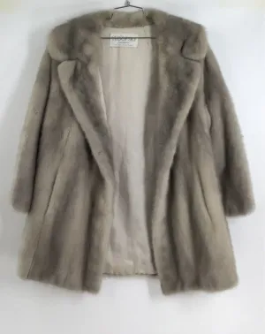 Yudofsky Women's Gray Overcoat